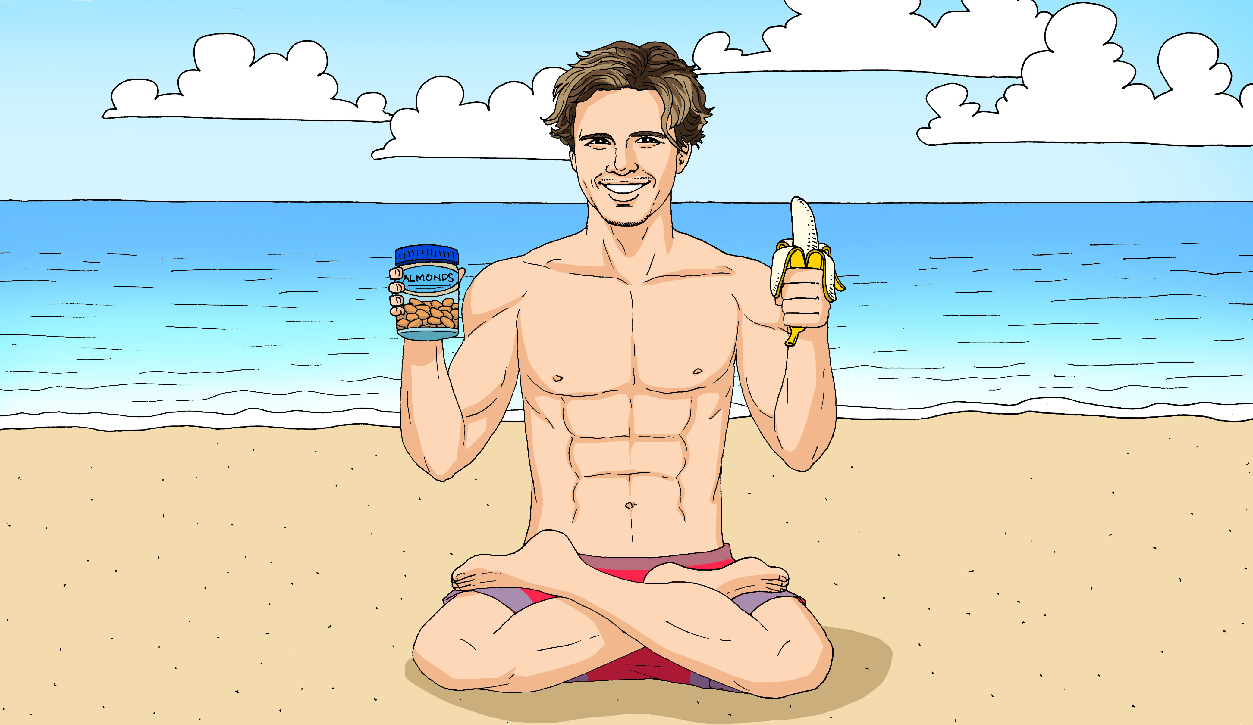 Julian Wilson is all about that almond butter and banana life. Dude keeps healthy and trim. Art: Gary L