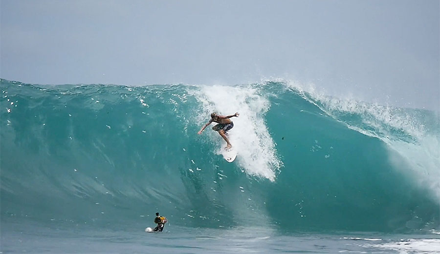 Kyllian Guerin is surfing on a different level than almost anyone else his age.