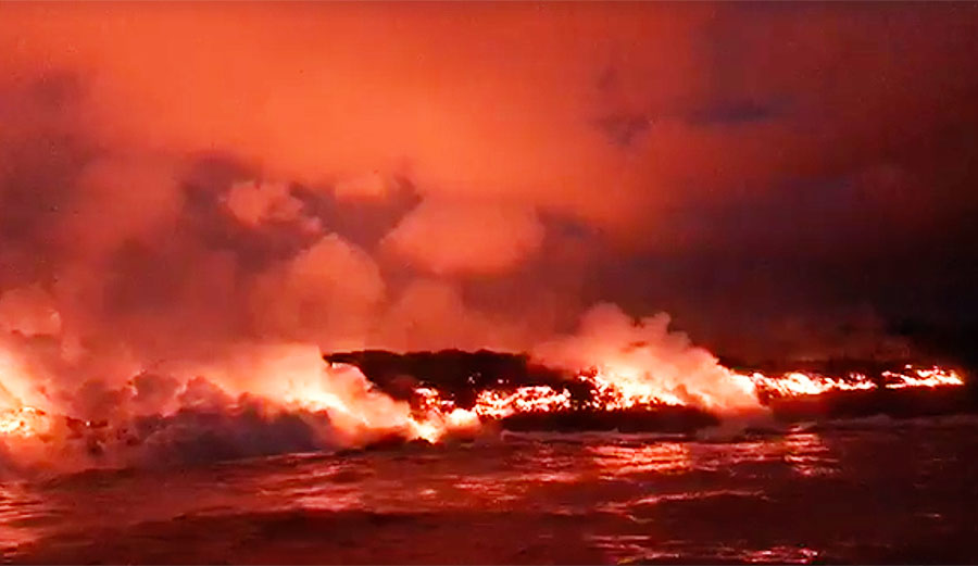 In the last few days, Kilauea's molten barf has produced yet another hazard: laze.