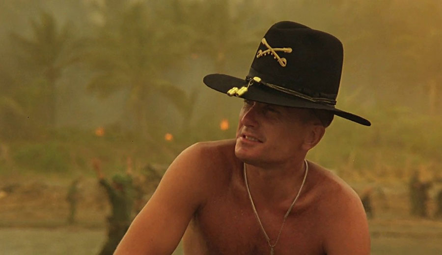 Milius was later responsible for the creation of the surf-obsessed Captain Kilgore (Robert Duvall) in Francis Ford Coppola’s Apocalypse Now. Image: Zoetrope Studios