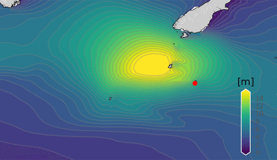 On the night of May 9th, those researchers looked at the numbers that little buoy was sending back and saw something incredible: the largest wave ever recorded in the Southern Ocean.