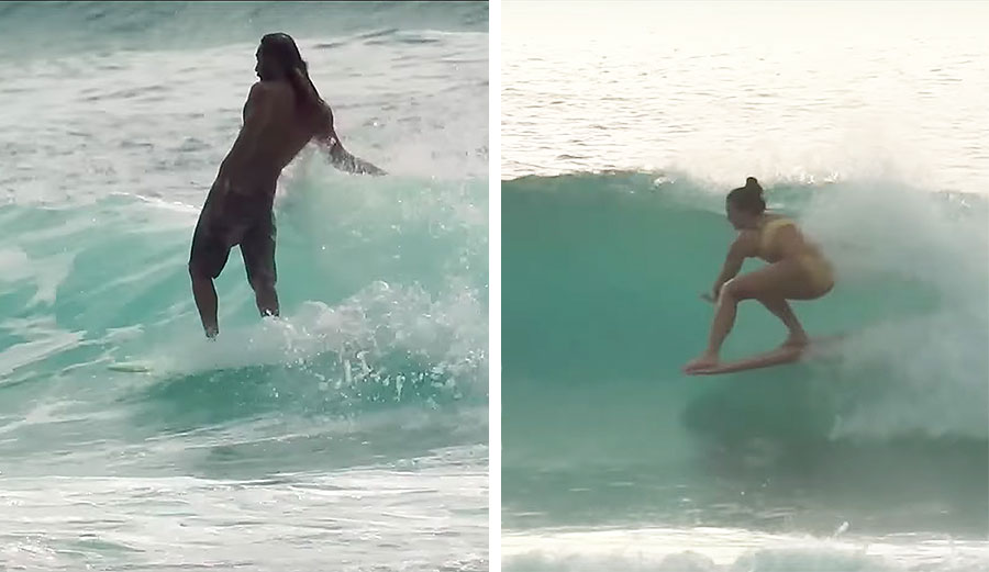 Emerick Ishikawa and Rosie Jaffurs Are Two of the North Shore's Most Stylish Surfers