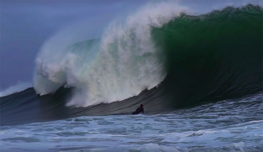 When the biggest and best of the year (so far) approached the Wedge, filmer Brent Weldon packed the water housing and flippers and got some of the best footage we've seen of the Wedge.