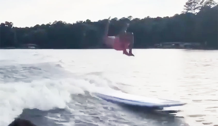 backflip, longboard, wakesurf