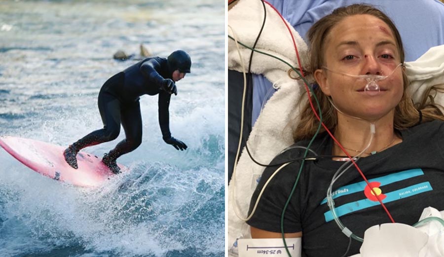 Brittany Parker, SUP, river, surfing, surfer, Badfish