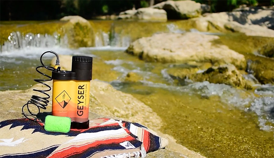 geyser portable shower