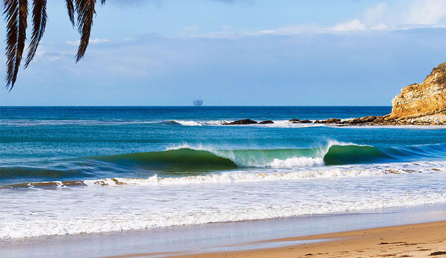 See that beach? It was the location of California’s Refugio Oil Spill. Image: Joshua Shelly.