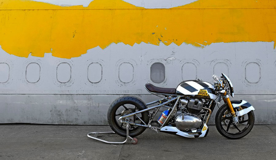 Lock Stock, the customized Continental GT 650 twin. Image: Royal Enfield