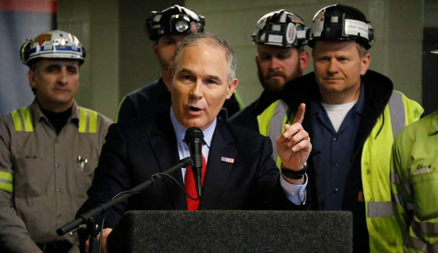 The EPA is being aggressively reorganized "to promote interests of regulated industries, at the expense of its official mission, which is to 'protect human health and the environment.'"