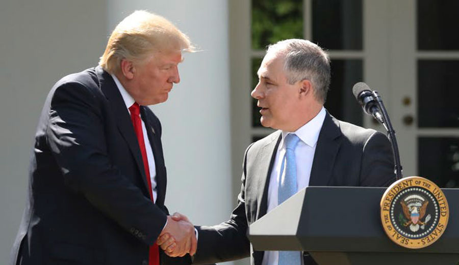 Scott Pruitt Donald Trump EPA Scott Pruitt Donald Trump EPA