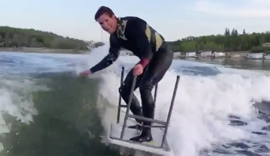 You ever hear someone say "they're so good they could surf on a table!"?
