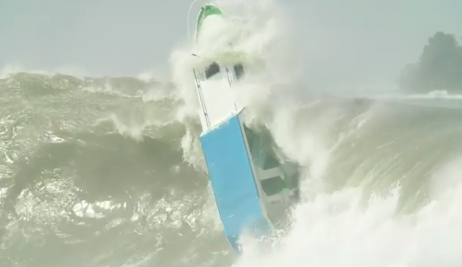 Nias boat goes full send. Photo: Instagram