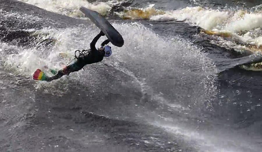 Tom Paterson, Jon Paterson, river boogie boarding