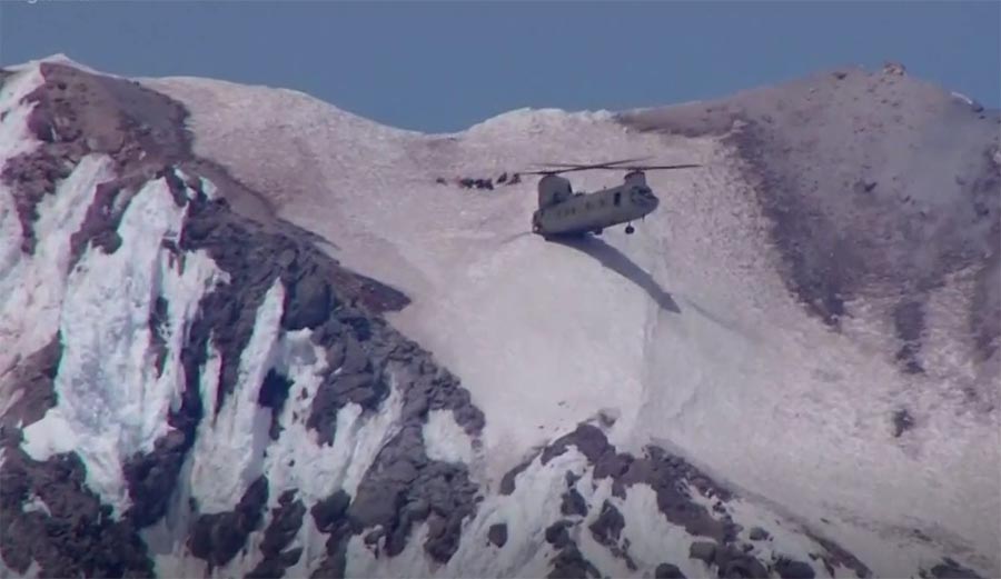 army reservist, mt. hood, chinook