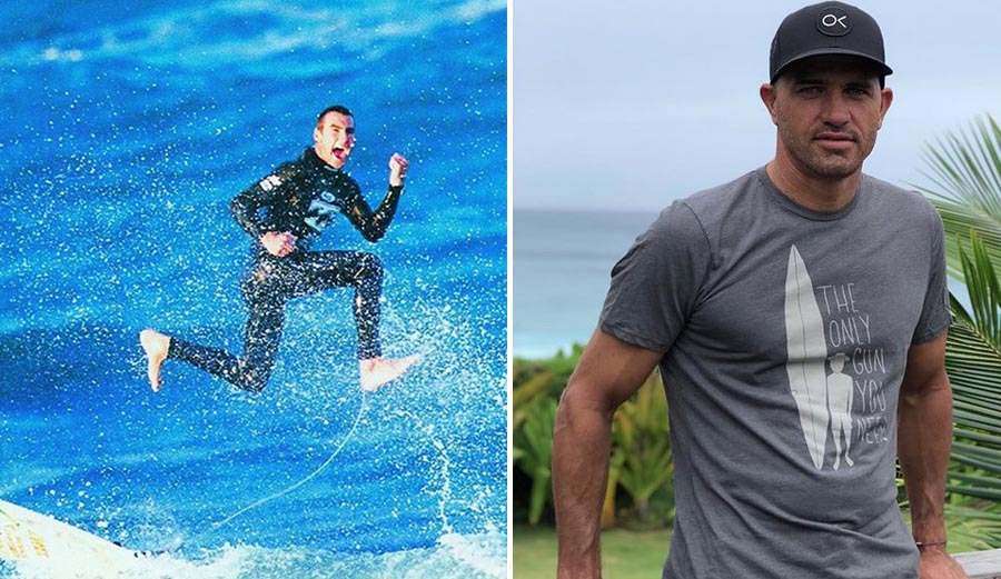 Kelly Slater, Joel Parkinson, surfing, J-Bay
