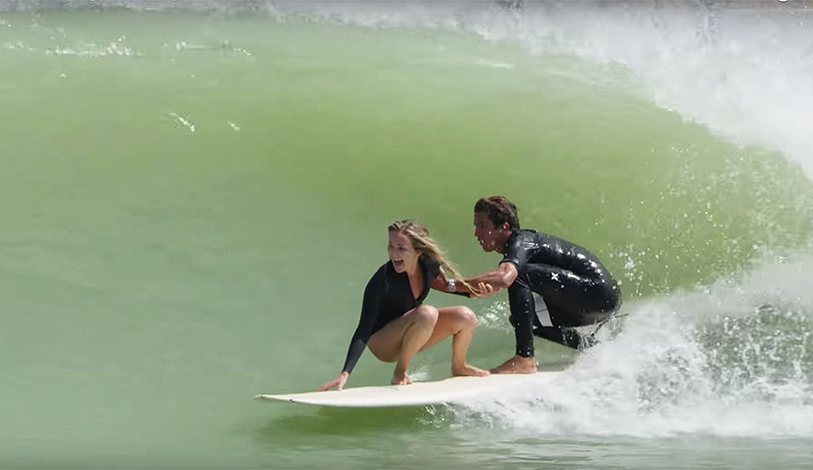 kai lenny tandem surf kelly slater wave
