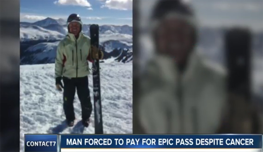 Michael Cookson, skiing, snowboaridng, cancer, Vail Resorts, Epic Pass, Ikon