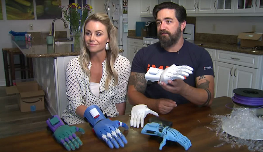 prosthetic limbs from ocean plastic