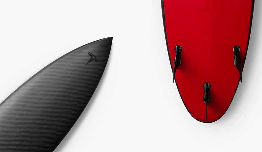 tesla surfboards