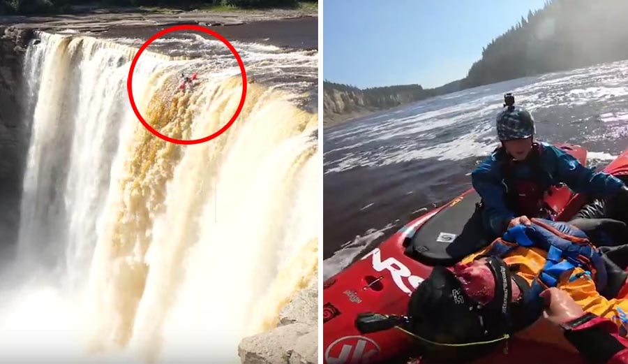 Bren Orton, kayaking, Northwest Territories, Alexandria Falls, kayaking, whitewater