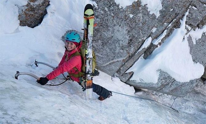 Caroline Gliech, skiing, mountaineer, activist, inclusivity