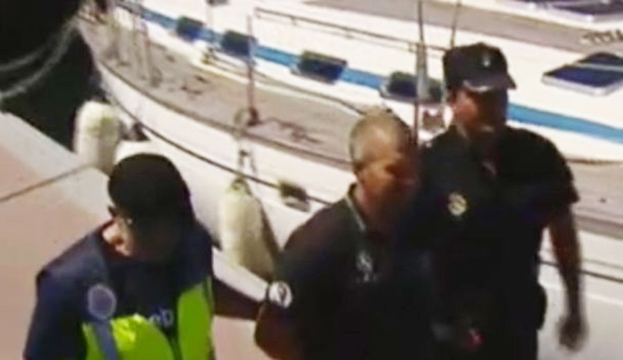 James McNaught was aboard a vessel 200 miles from the Canaries. When police boarded the boat, they found 61 bales of cocaine that weighed two tons.