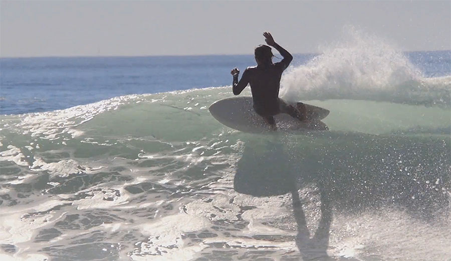 Derrick Disney isn't making your standard high-performance thrusters—he's making bonzers and twinnies and fishes and boards with tails that flex.
