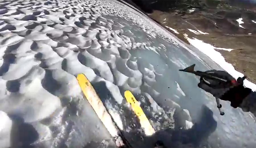 skiing, ice, backcountry, august