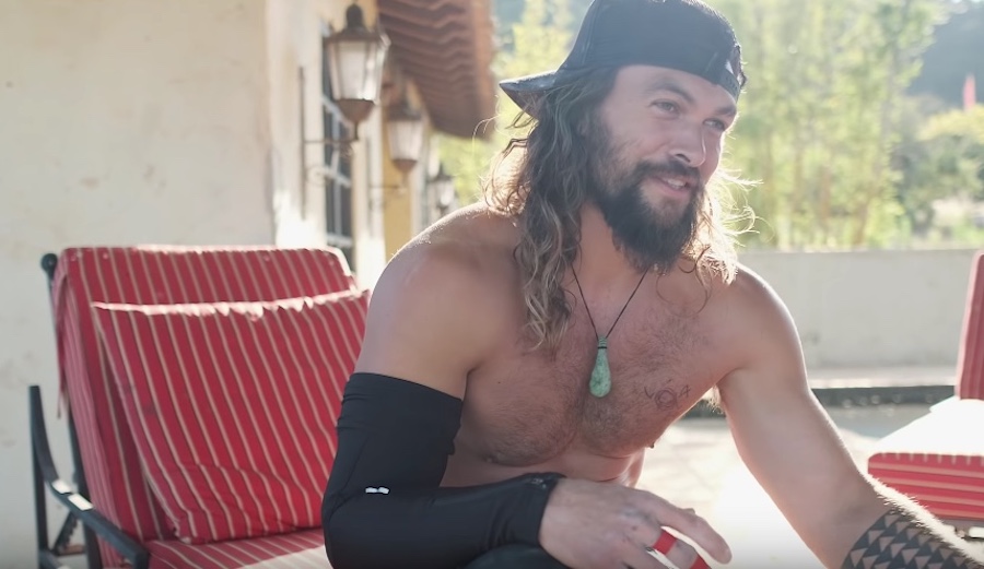 Jason Momoa aka Khal Drogo is a specimen. He's also an avid rock climber.