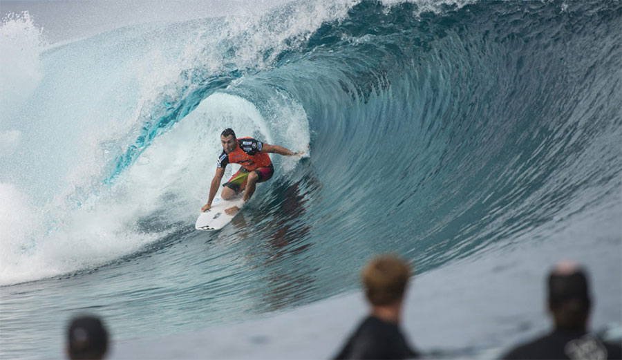 Joel Parkinson at Teahupoo