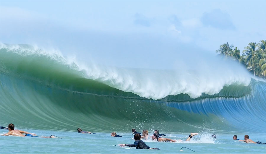 Tyler Newton was one of the surfers who made sure they didn't miss the best swell to hit Nias in years. This video is one of the best to have come out of it.