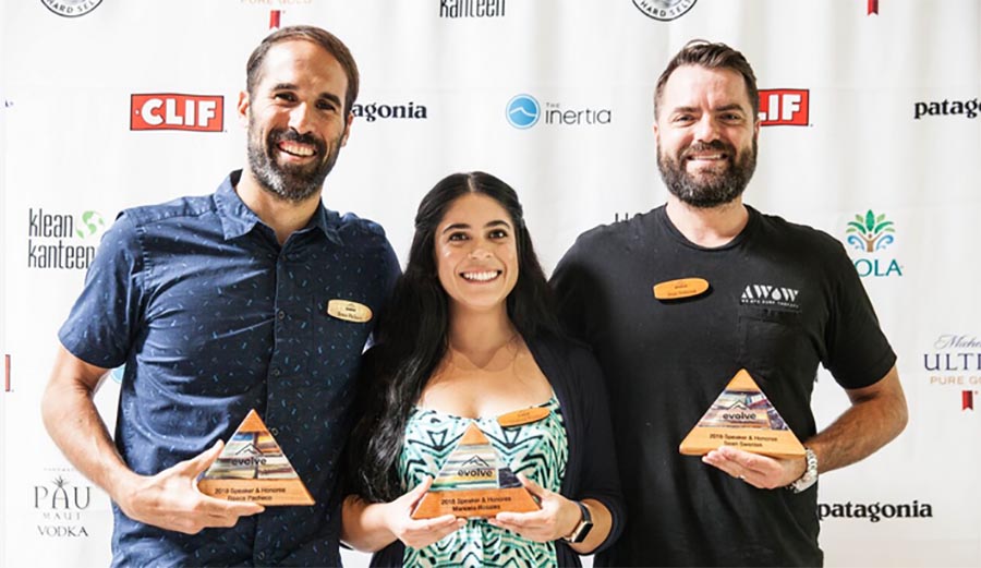 EVOLVE, Summit, surf and outdoors, Reece Pacheco, Sean Swentek, Maricela Rosales