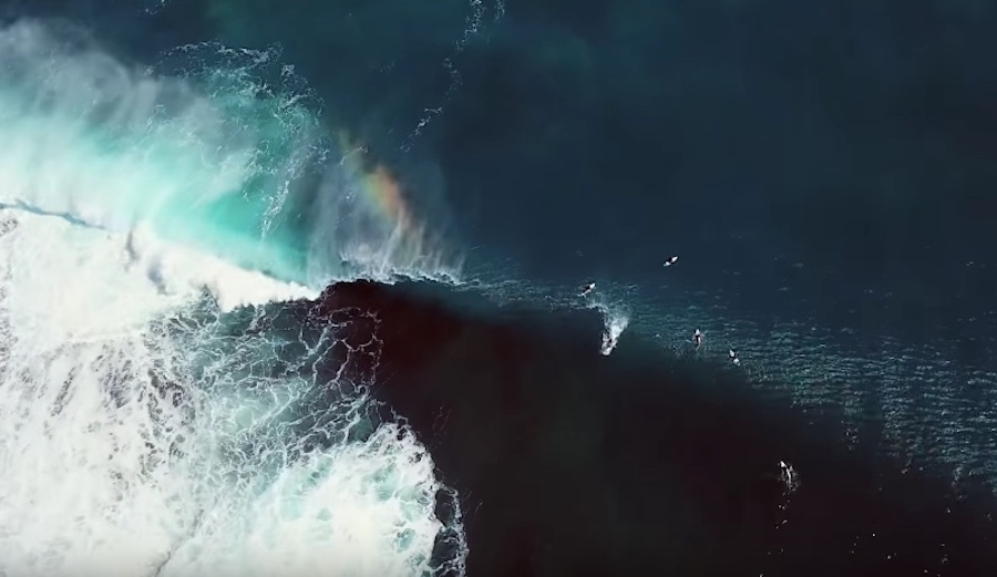 Just when we thought all drone shots were beginning to look the same, WA filmmaker Alasdair Evans drops this one. Photo: Alasdair Evans