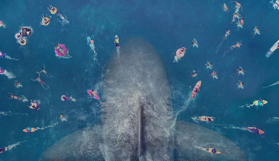 The Meg: Jaws, but considerably larger. IMDB