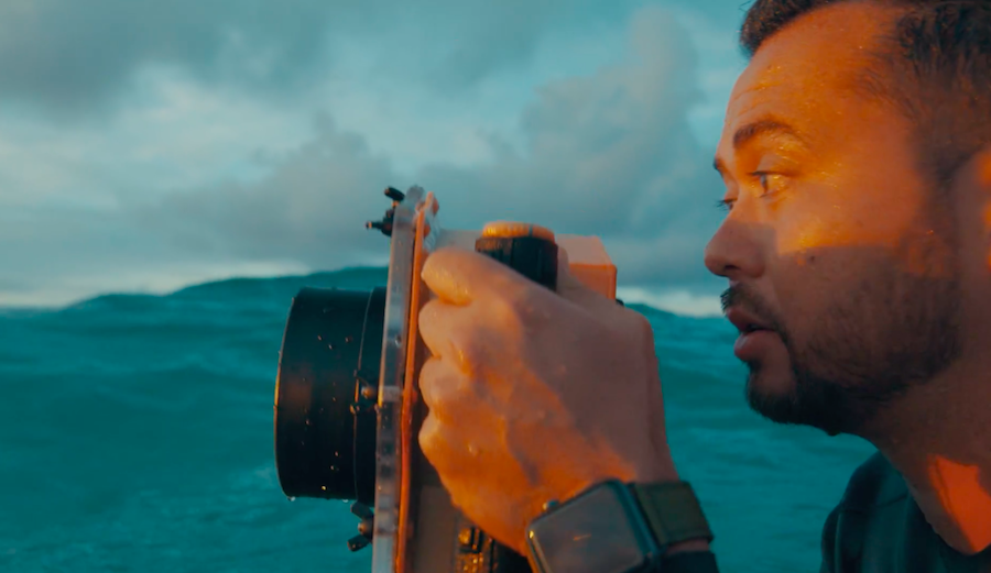 Acclaimed photographer Zak Noyle talks about his early inspirations for water photography. Screenshot: Youtube