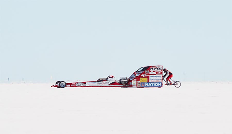 Denise Mueller-Korenek , cycling, speed record, dragster, Google, Flipboard, Reddit