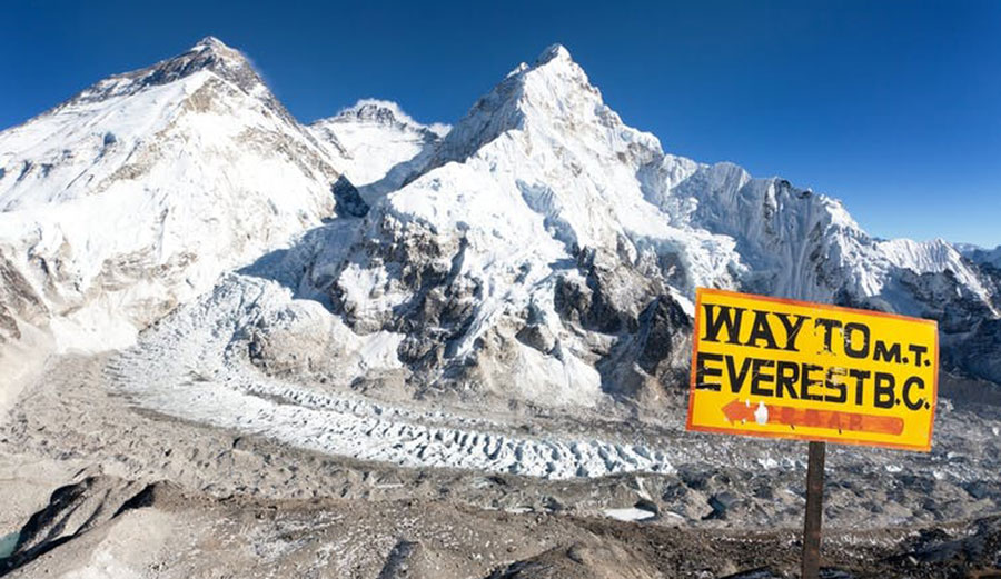 Climbing Mt. Everest