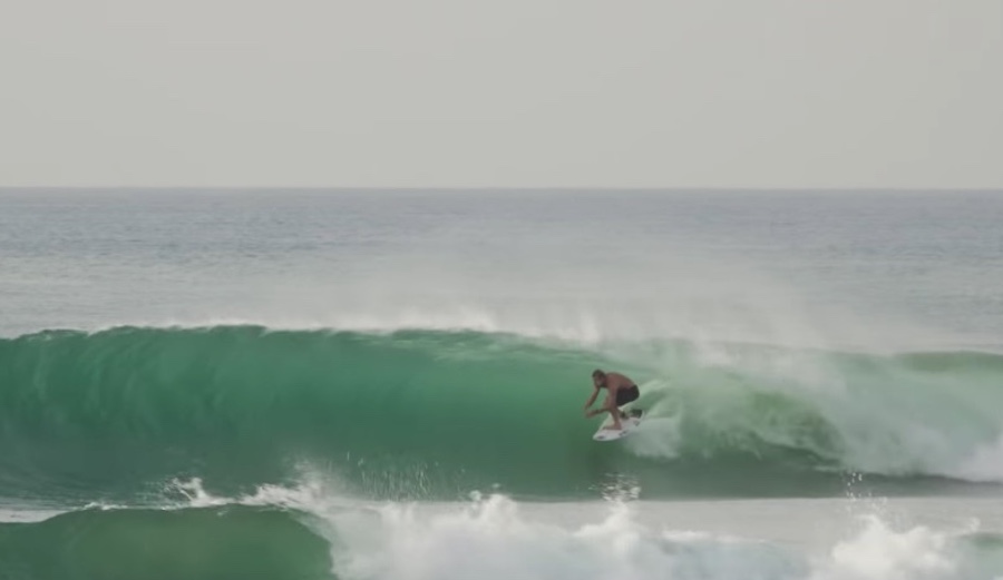 Mick Fanning scores in his second visit to The Snake. Photo: Rip Curl