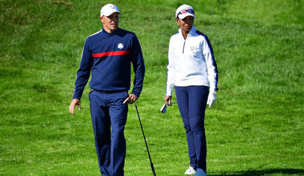 Kelly Slater Condoleezza Rice 2018 Ryder Cup
