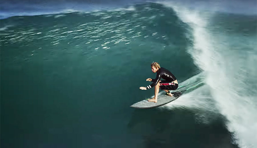 John John Florence's new film, Space, is premiering on Hurley's Facebook page.