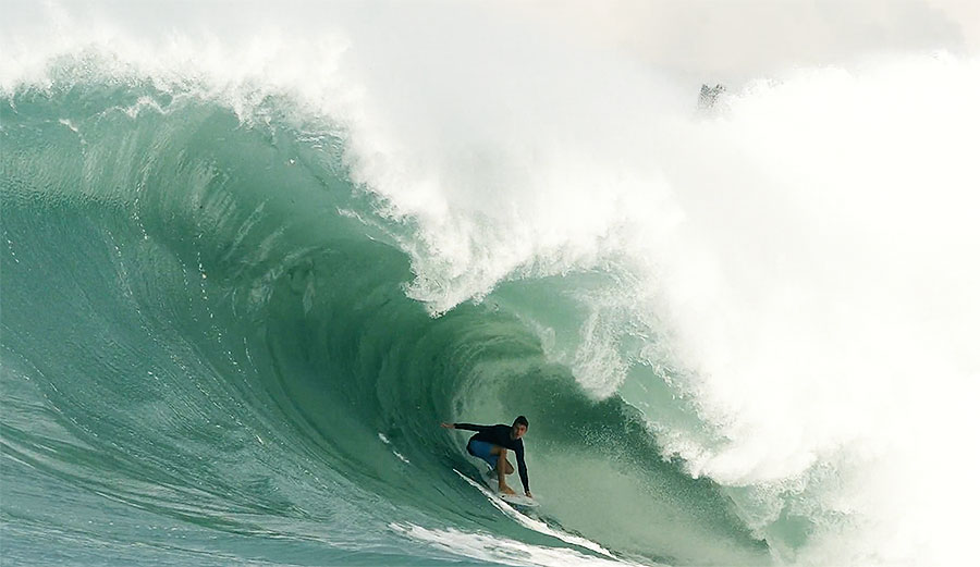 Ryder Guest, a 17-year-old from Kauai, escaped paradise for an Indonesian tube hunt.