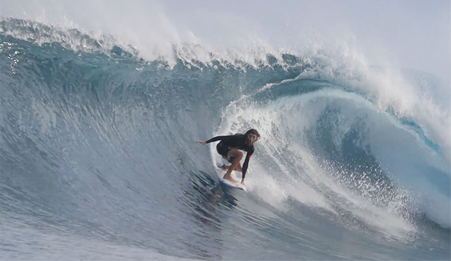 Matt Meola went to Indonesia. Matt Meola surfed great waves.