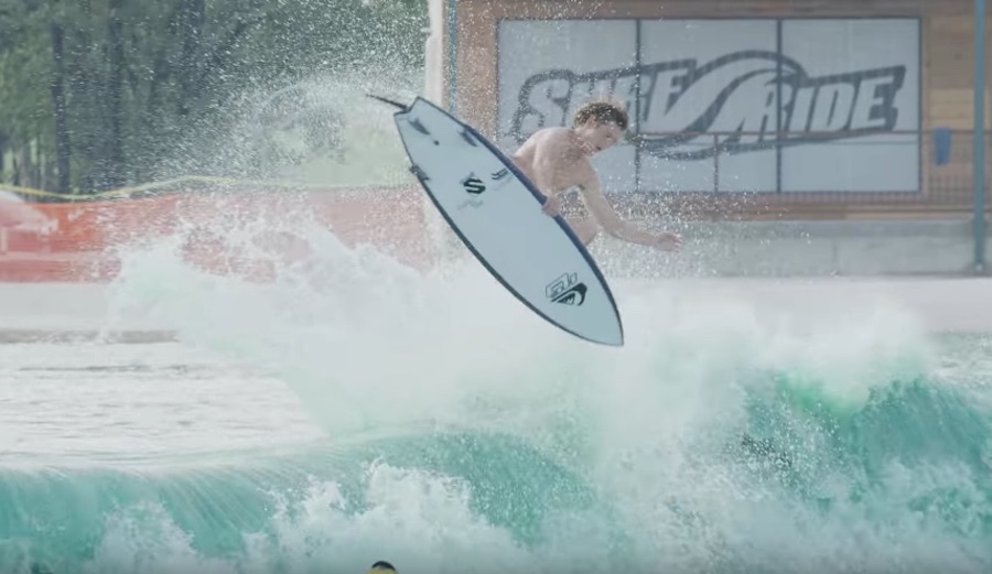 The Quiksilver team launched an aerial assault on Waco, Texas. Welcome to the future of surfing.
