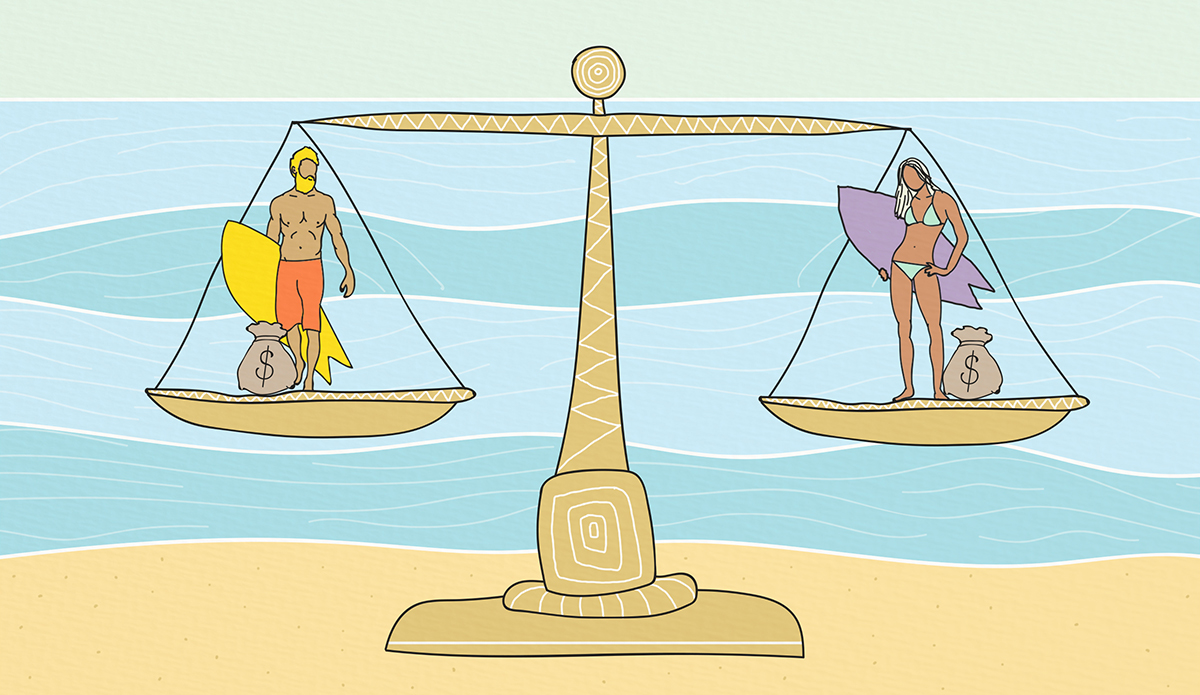 The WSL's recent pay parity announcement might have you believe the move was long in the works. Controversy surrounding Maverick's, however, suggests that until the very end the League resisted ponying up the $1.4 million required to achieve pay equality. Art by: <a href="https://www.instagram.com/georgemussel/">George Mussel</a>