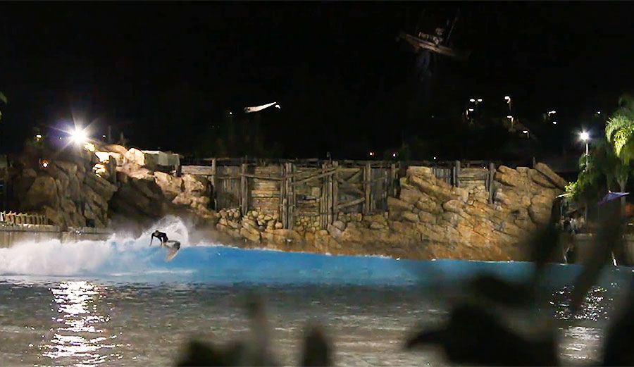 Disney's Typhoon Lagoon has been around since 1989. Pay homage to the old thing!