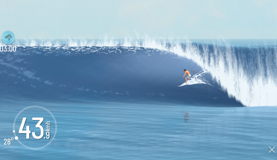 The WSL's new iPhone video game is actually super fun! Photo: True Surf