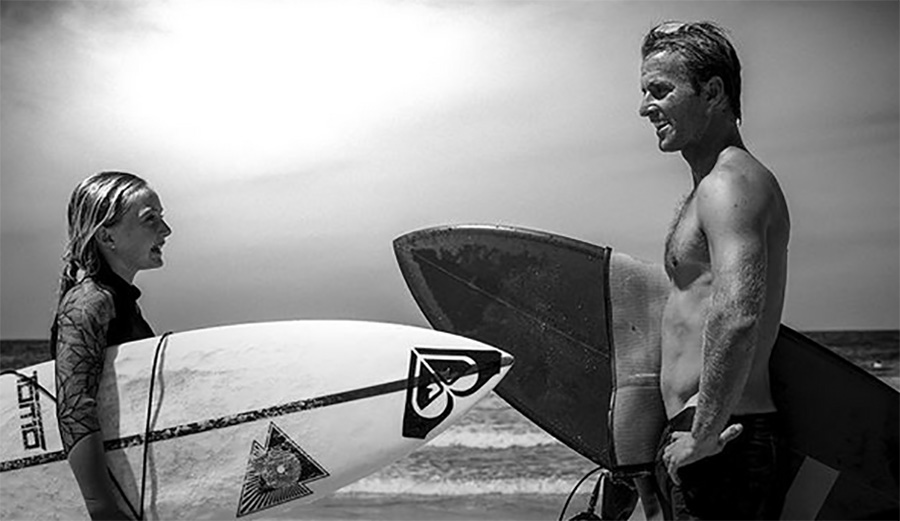 Josh Kerr, Nikki, Colin, surfing, surfer, parenthood, google, flipboard