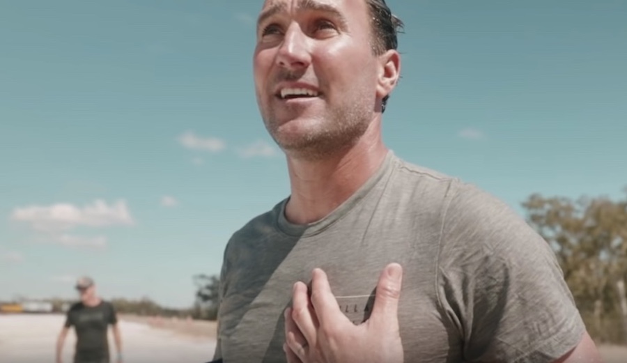 Parko called his first wipeout at Surf Lakes' test facility "hectic." Photo: Surf Lakes