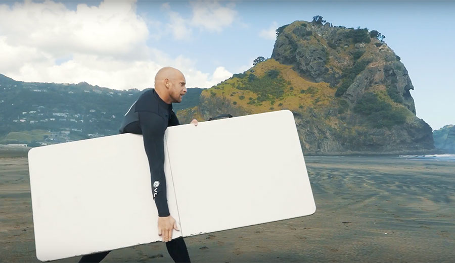 Are tables and surfboard REALLY interchangeable? Raglan Surf Report's Luke Cedarman investigates.
