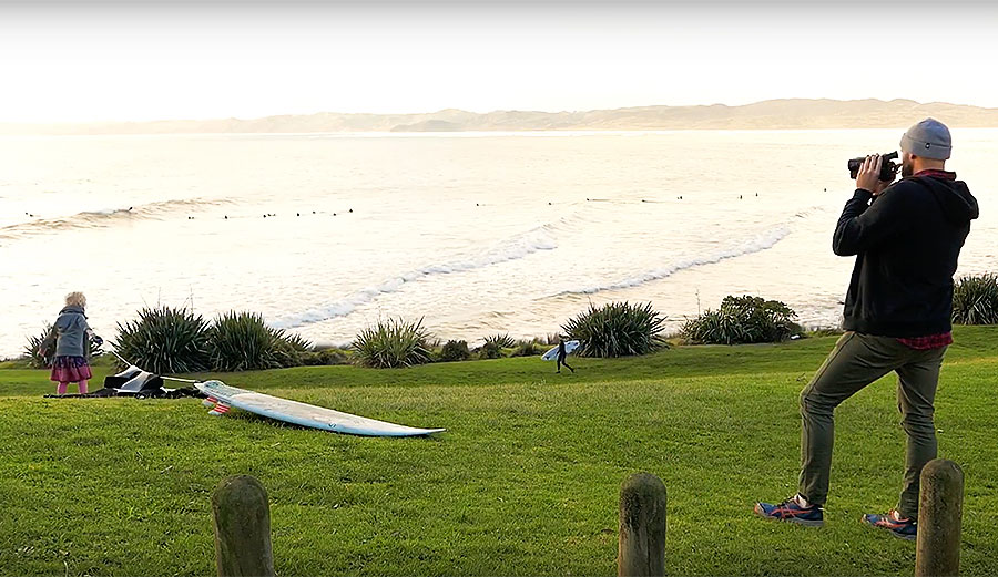 child professional surfer